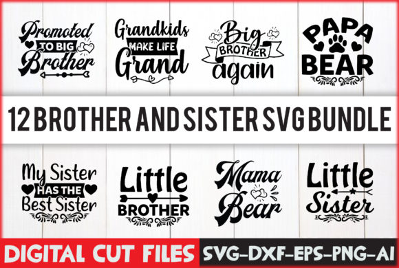 Download Brother and Sister SVG Bundle - Brother Collection