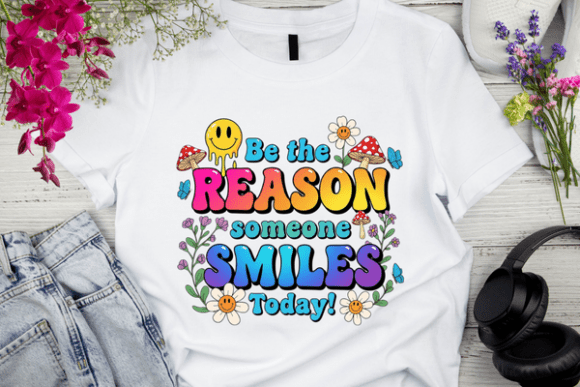 Download Funky Groovy Text and Floral Retro - Premium Resources