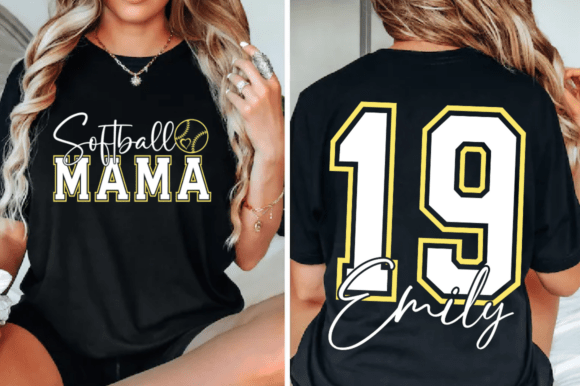 Download Custom Softball Mama SVG, Sports Mom PNG - Mama svg Collection